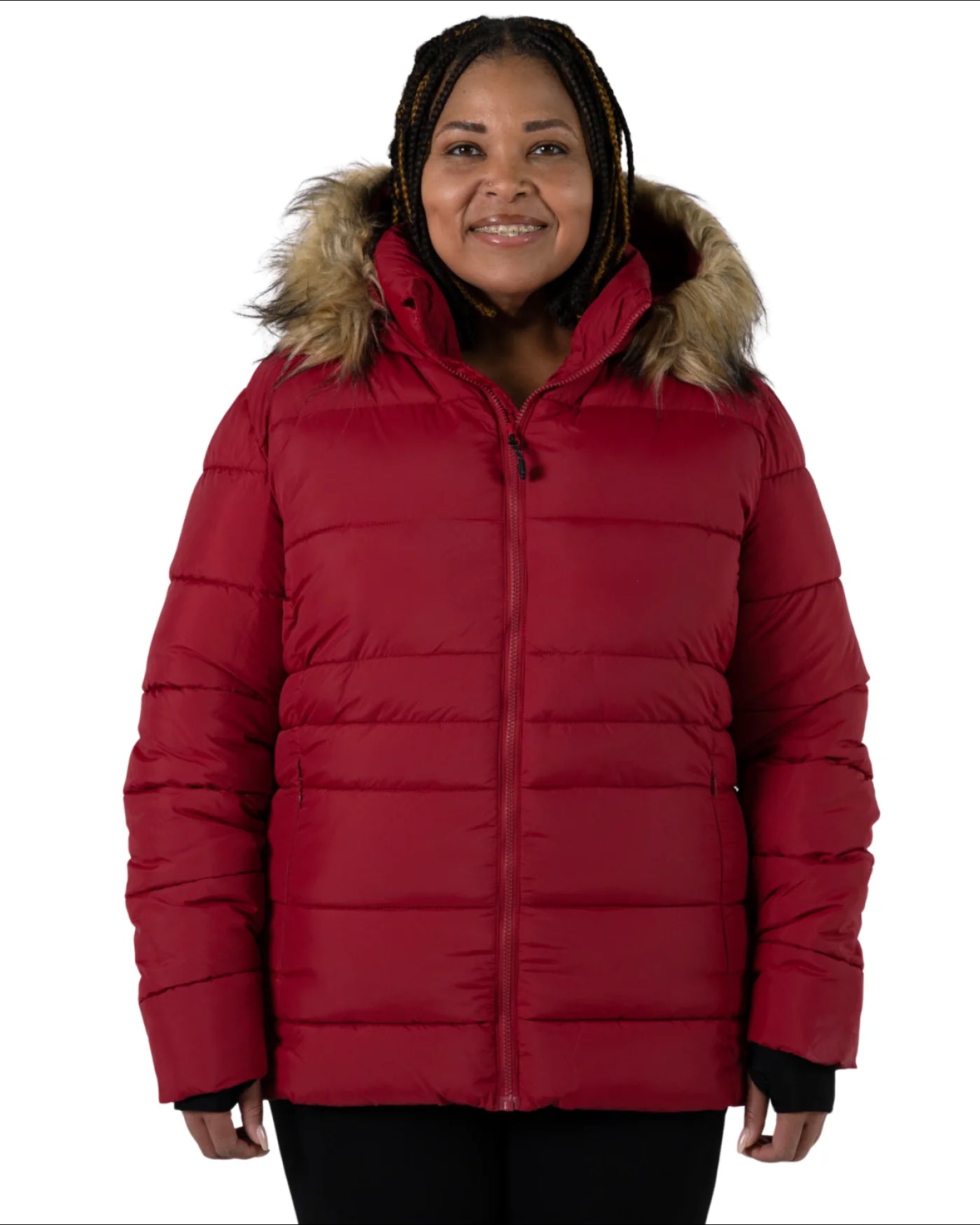 Snow Country Outerwear Women’s Plus Size Winter Ski Coat Jacket 1X-2X Luna