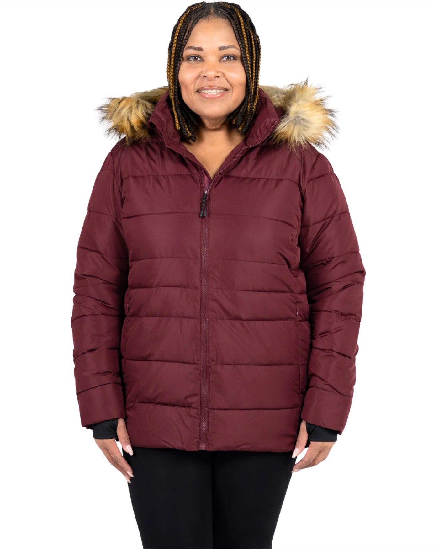 Snow Country Outerwear Women’s Plus Size Winter Ski Coat Jacket 1X-2X Luna