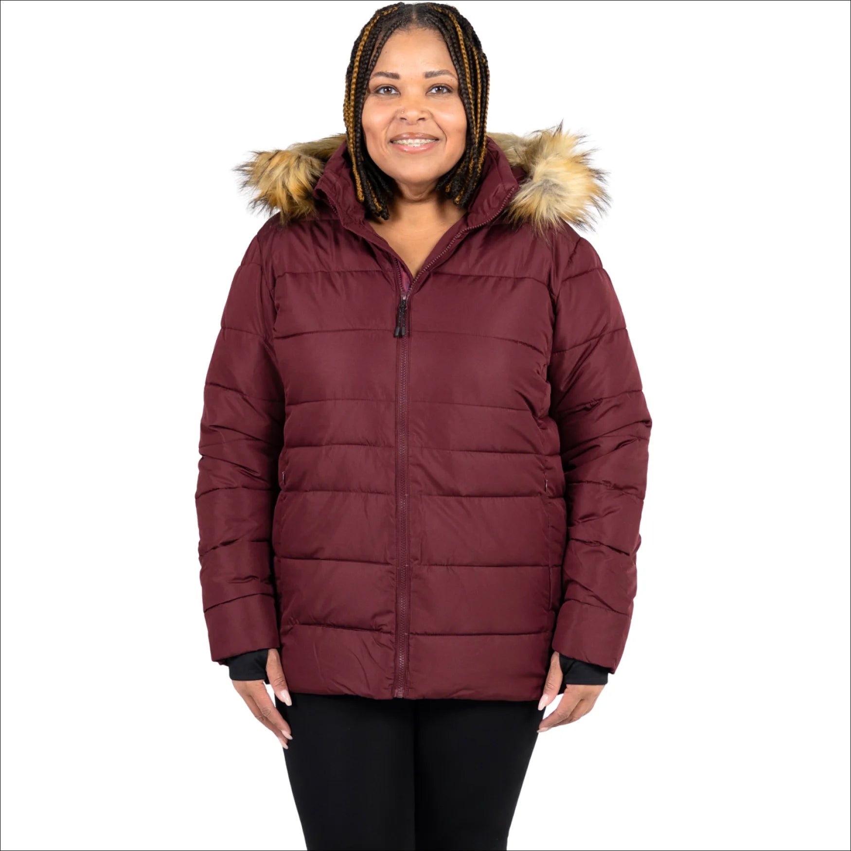Snow Country Outerwear Women’s Plus Size Winter Ski Coat Jacket 1X-2X Luna