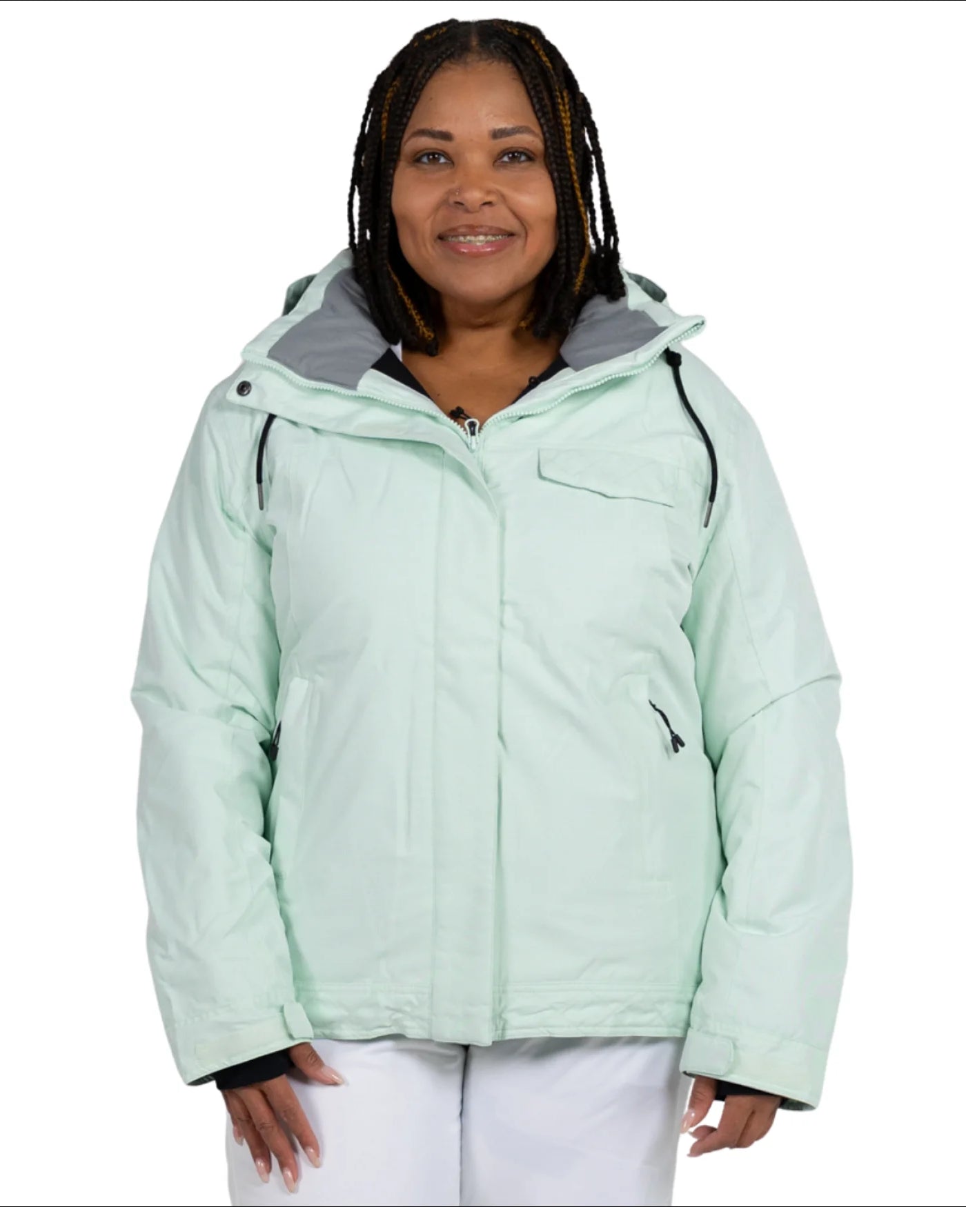 Women’s Plus Size 1X-6X Insulated Snow Board Jacket Ski Coat Winter Sugarcoat Outerwear