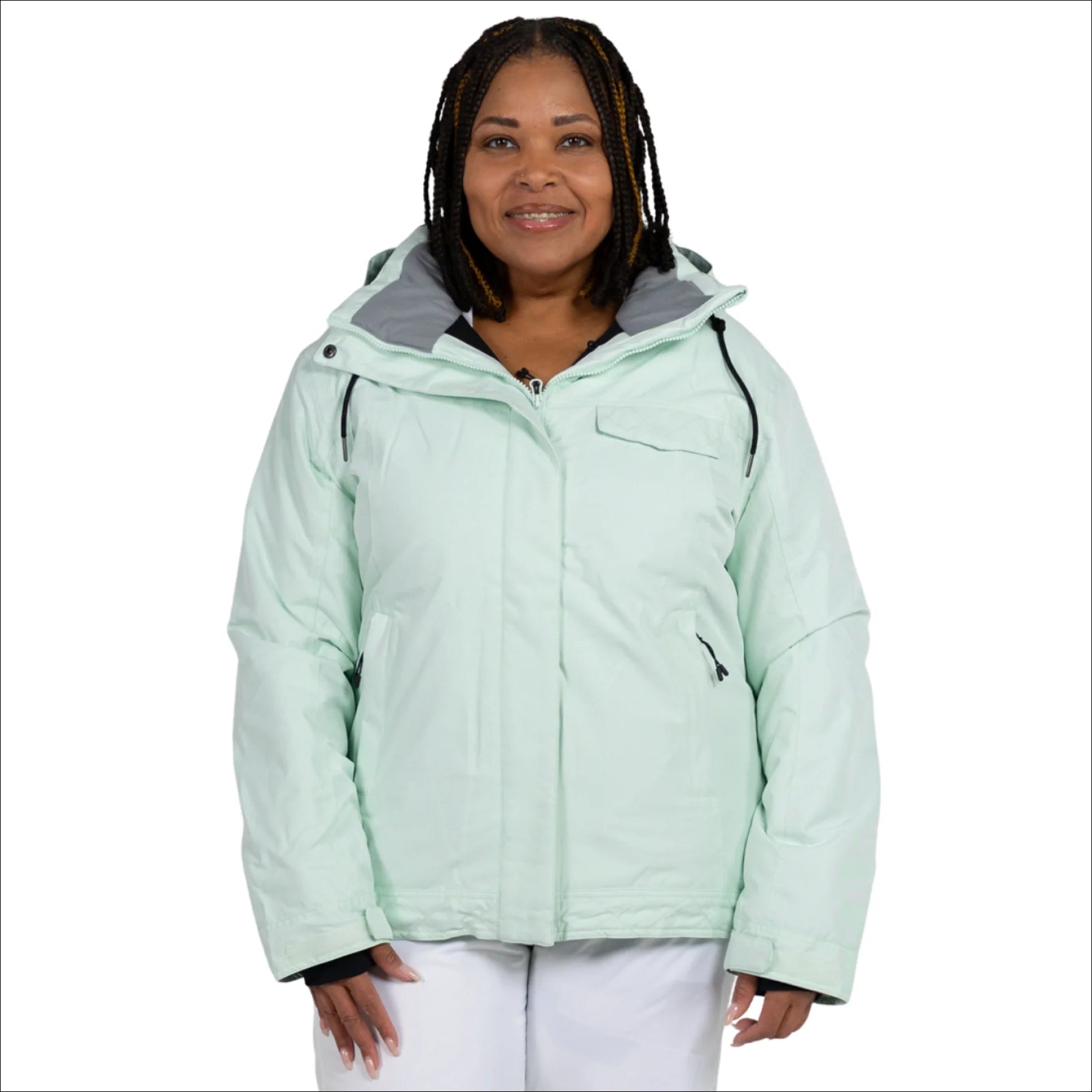 Women’s Plus Size 1X-6X Insulated Snow Board Jacket Ski Coat Winter Sugarcoat Outerwear