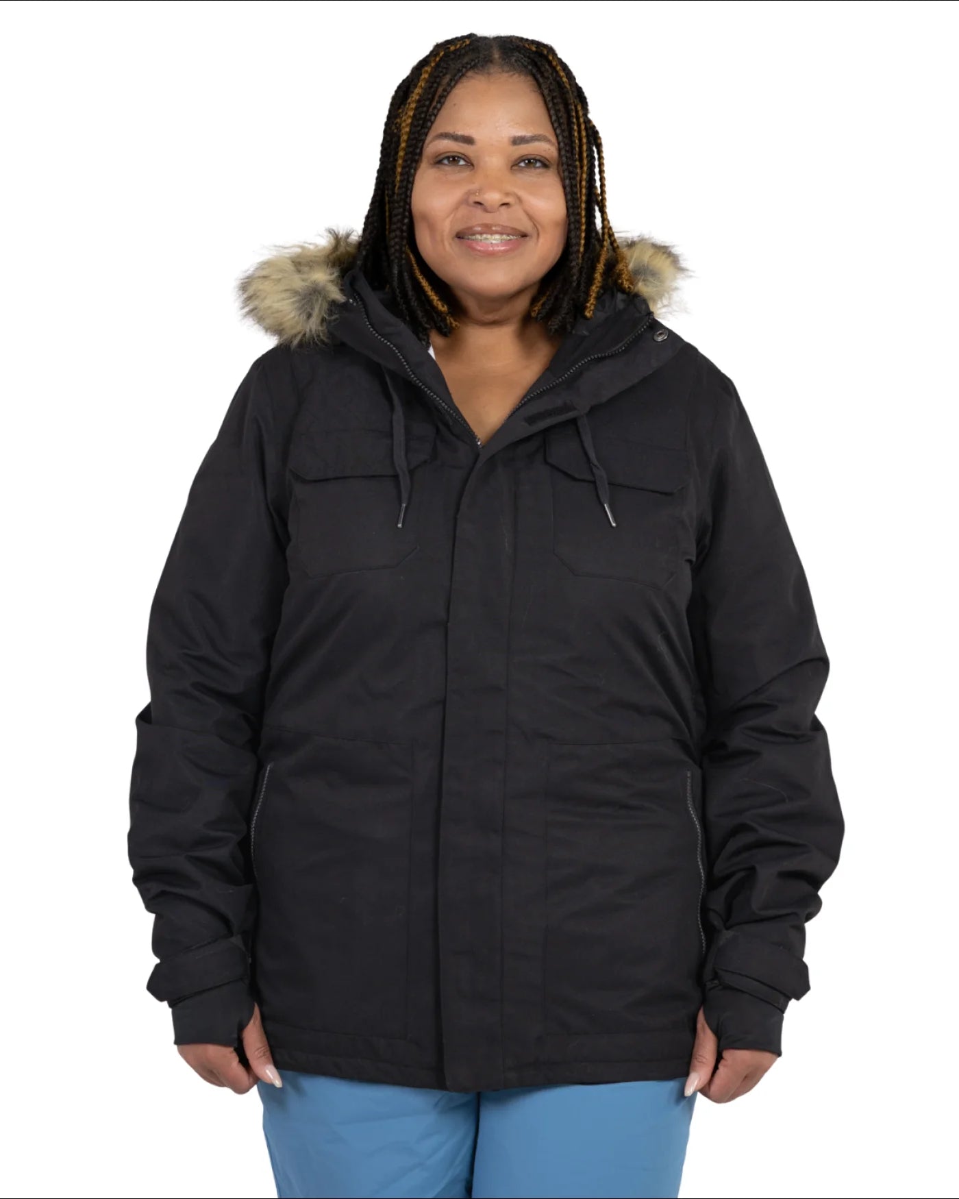 Snow Country Outerwear Women’s Plus Size Uptown Winter Parka Ski Coat Jacket 1X CLEARANCE