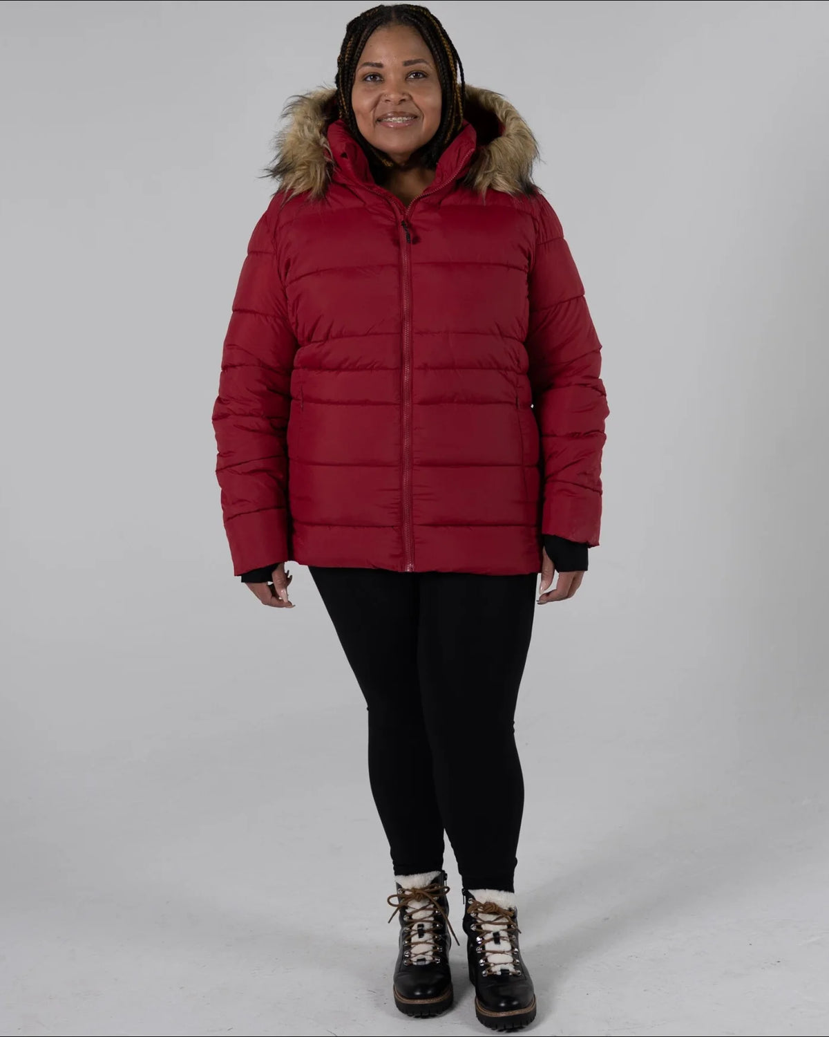 Snow Country Outerwear Women’s Plus Size Winter Ski Coat Jacket 1X-2X Luna