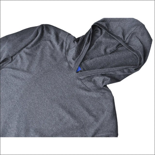 Gray hooded sweatshirt from Snow Country Outerwear Women’s Plus Size Athleisure Wear