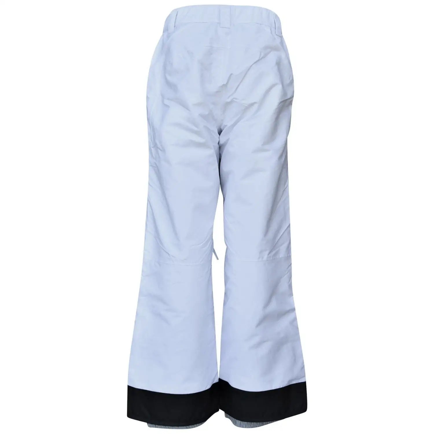 Light blue Snow Country insulated winter ski snow pants with black cuffs for big girls