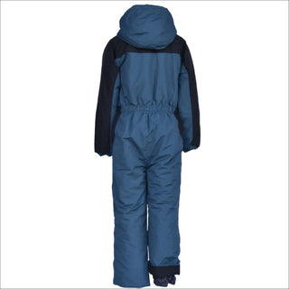 Blue and black snow suit for boys Jr youth winter snowsuit coveralls 8 to 16