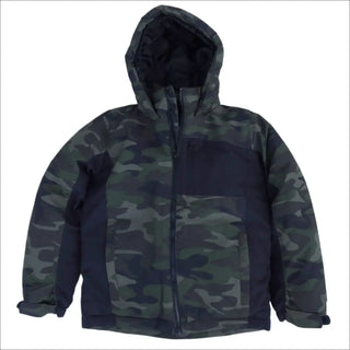 Camouflage hooded winter jacket from Snow Country Outerwear for boys youth S-L