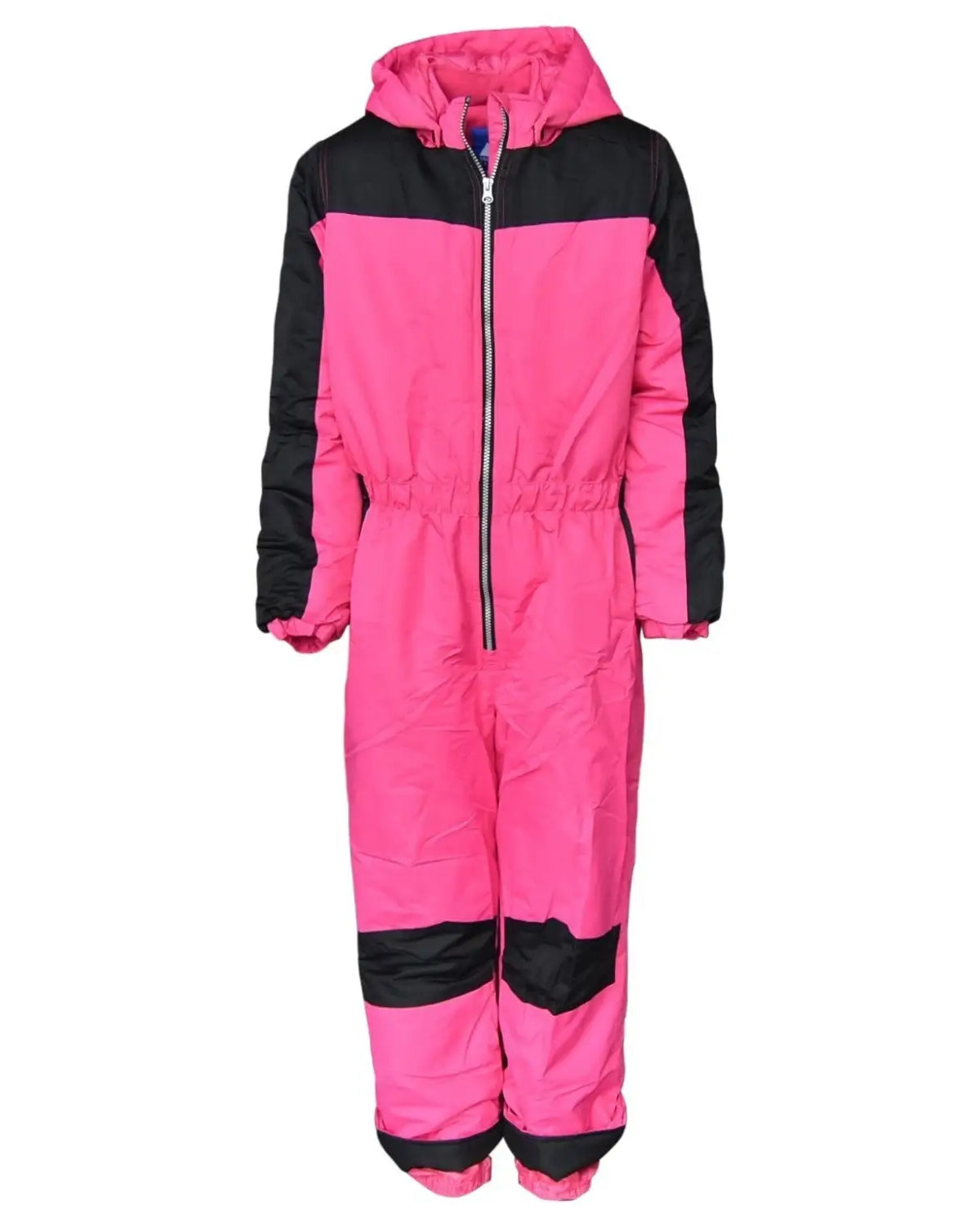 Pink and black snowsuit with hood from Snow Country Outerwear girl’s youth snow suit