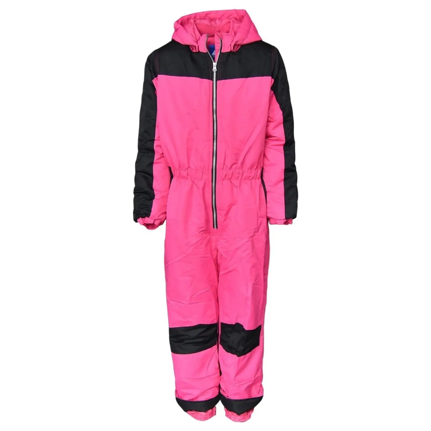 Pink and black snowsuit with hood from Snow Country Outerwear girl’s youth snow suit