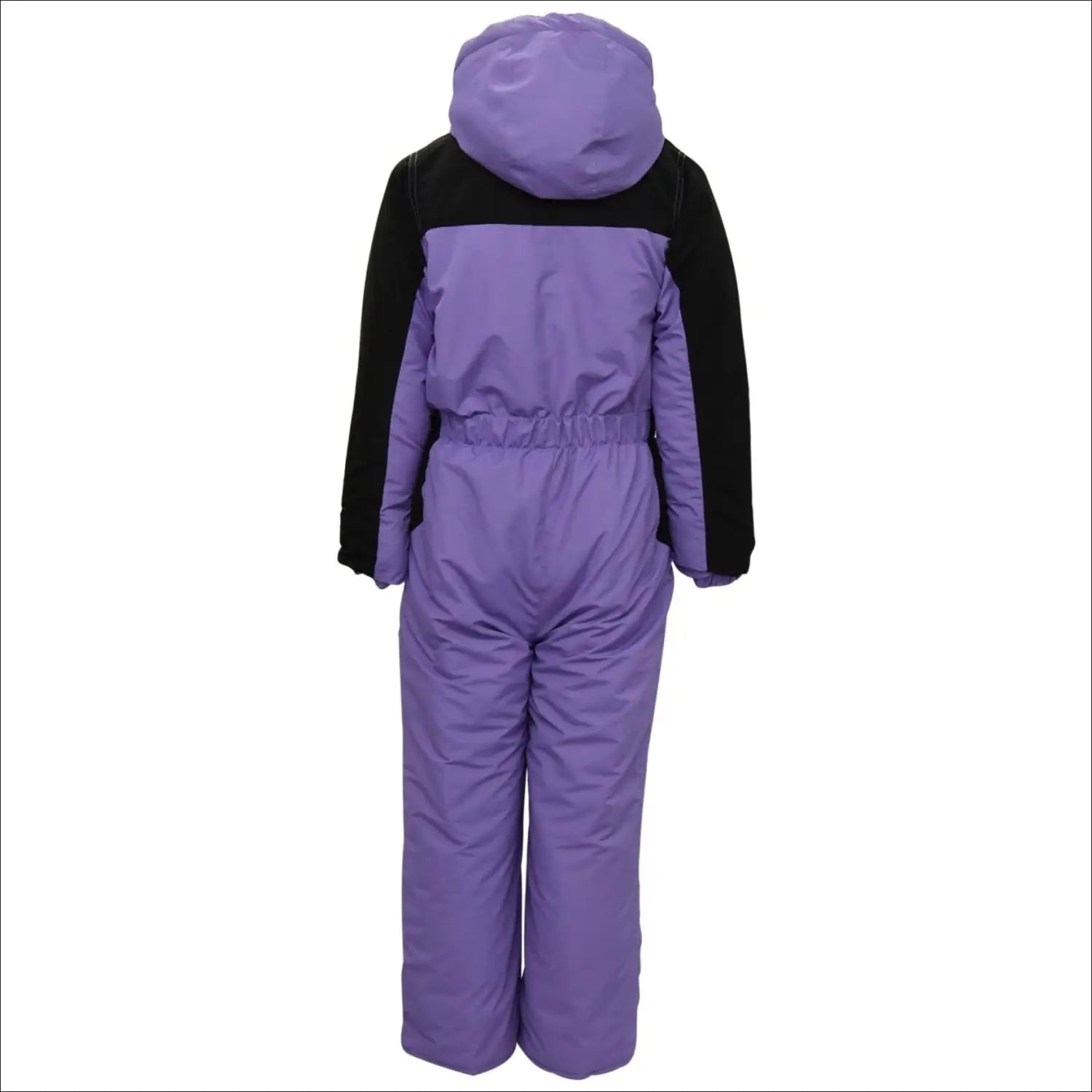 Purple and black girls’ snow suit in Snow Country Outerwear Youth One Piece Snow Suit