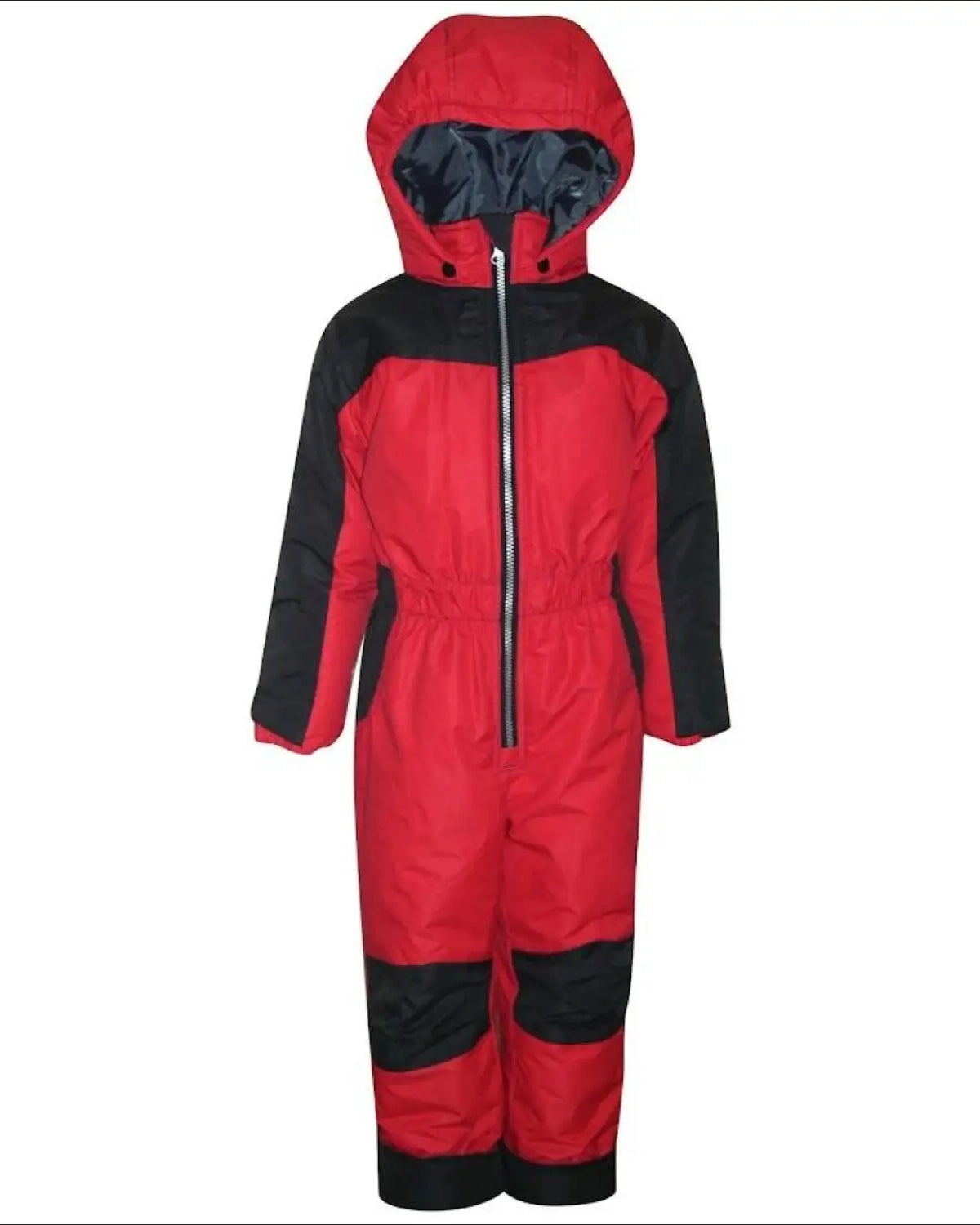 Red and black snow suit for boys from Snow Country Outerwear, ideal for winter Skiing