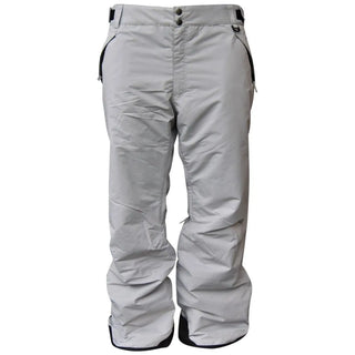 Gray snow pants from Snow Country Outerwear for men in various sizes for winter skiing