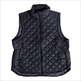 Women’s Plus Size 1X-6X Black quilted insulated vest for Savvy Outerwear