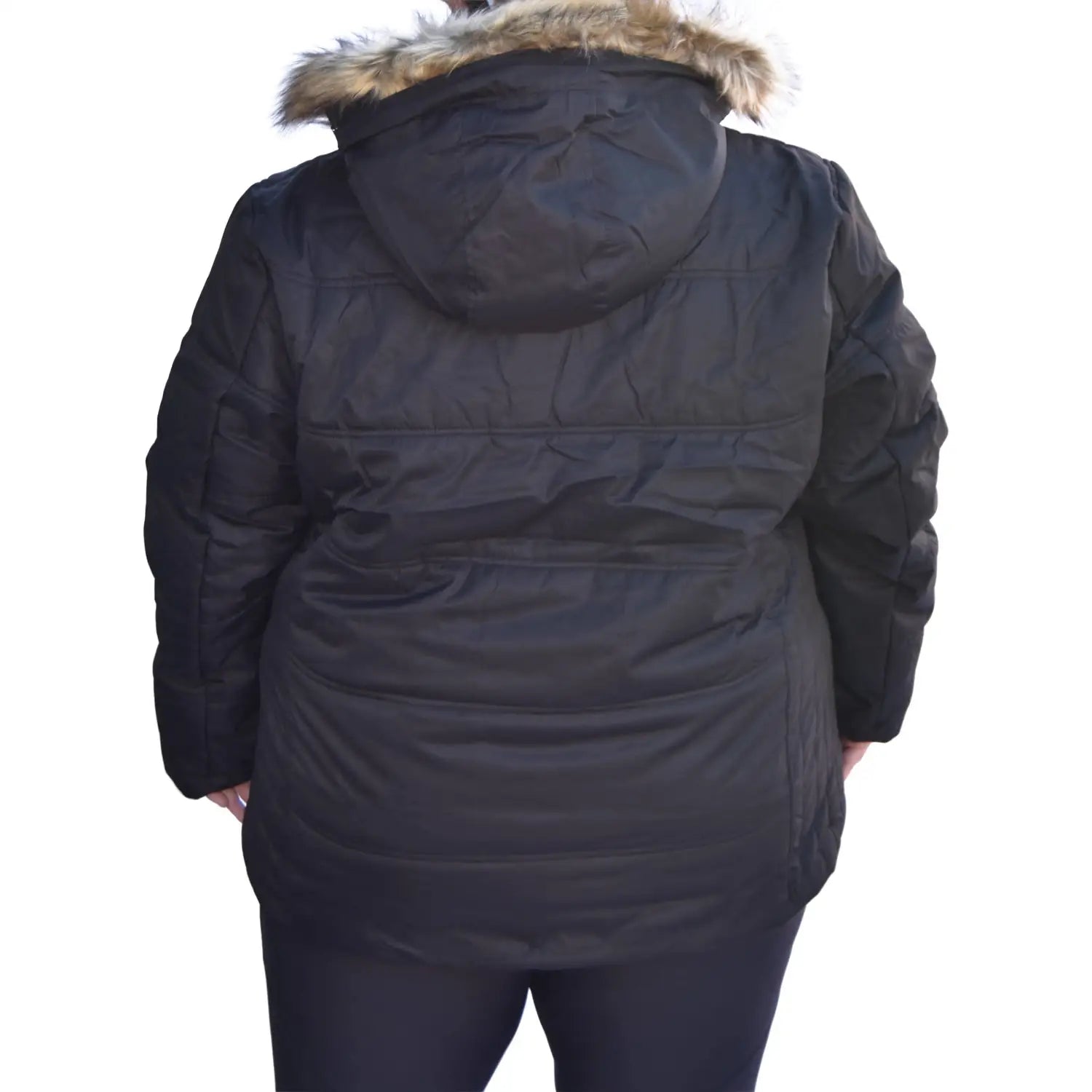 Black hooded winter coat from Snow Country Outerwear Womens Aspen Ski Jacket Coat