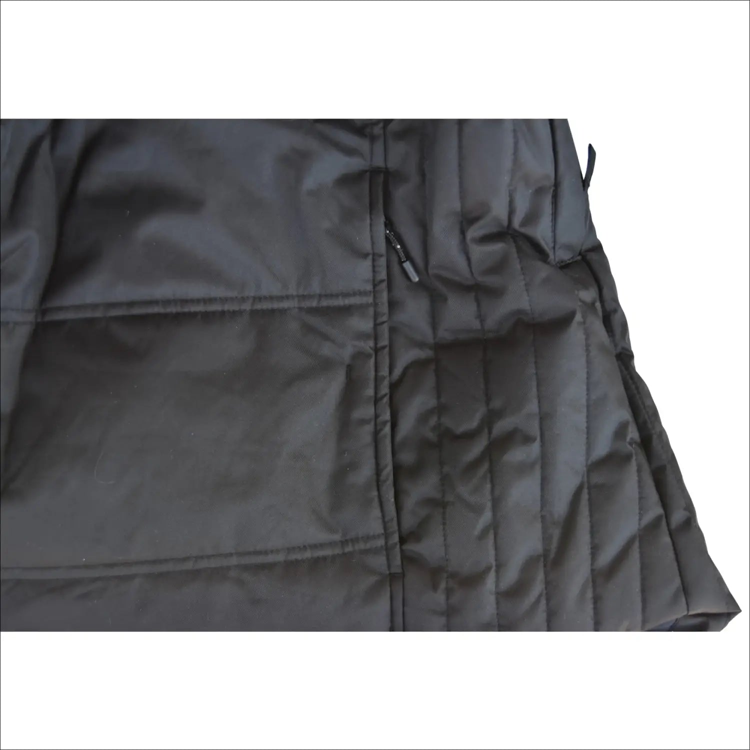 Black quilted detail on Snow Country Outerwear Womens Aspen Ski Jacket Coat