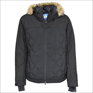 Snow Country Outerwear Womens Plus Extended Size Ski Coat Jacket Hailstone Alternative Down 1X-6X - 1X (16/18) / Black - Plus Size