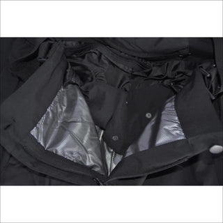 Open black jacket with metallic lining from Womens Plus Size 1X Convertible Technical Snow Pants Ski Bibs Snow Country Outerwear