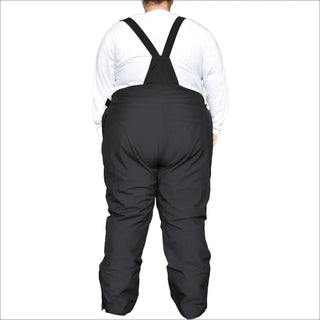 Women’s Plus Size 1X Convertible Technical Snow Bibs Black Snow Bib Overalls