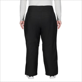 Black wide-leg insulated winter ski pants for women plus size 1X-6X in snow country outerwear