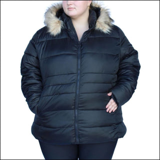 Snow Country Outerwear Women’s Plus Size Luna Winter Ski Coat Jacket 1X-6X - 1X / Black - Women’s Plus Size