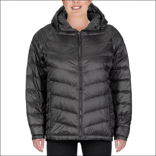 Snow Country Outerwear Women’s Plus Size Packable Down Jacket Hooded 1X-6X - Women’s Plus Size