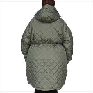 Snow Country Outerwear Women’s Plus Size Quilted Savvy Long Jacket 1X-6X