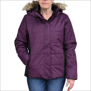 Snow Country Outerwear Women’s The Aspen S-XL Insulated Winter Snow Ski Jacket Coat - Small / Mulberry - Women’s
