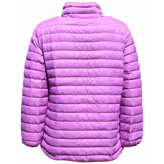 Lavender quilted puffer jacket from Sportcaster Women’s Plus Size Packable Down Jacket 1X CLEARANCE