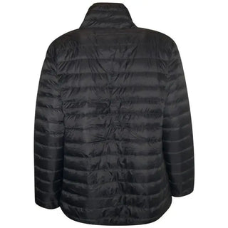 Black quilted puffer jacket from Sportcaster Women’s Plus Size Packable Down Jacket 1X CLEARANCE