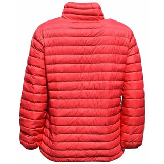 Red quilted puffer jacket from Sportcaster Women’s Plus Size Packable Down Jacket 1X Clearance