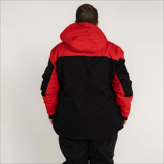 Mens Big 2XL-7XL Insulated Peak Winter Ski Jacket Snow Coat Snow Country Outerwear