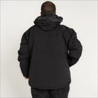 Black hooded winter coat from Snow Country Outerwear Mens Big Sizes Siberian III collection
