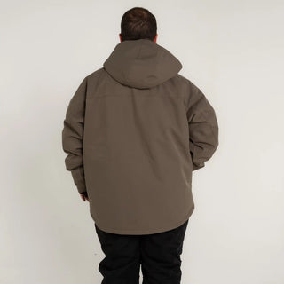 Olive green hooded jacket from Snow Country Outerwear Mens Big Sizes Siberian III collection