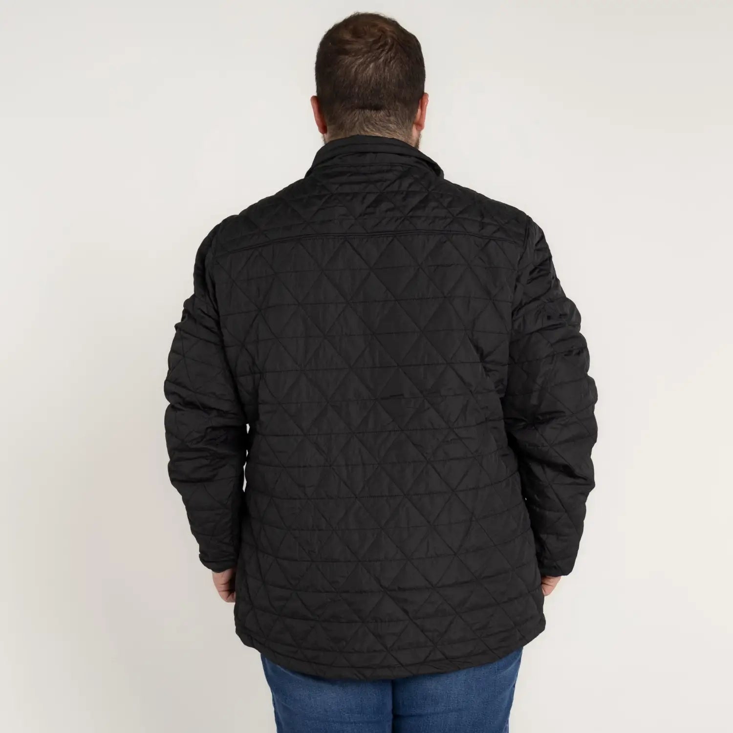 Black quilted jacket from Mens Snow Country Outerwear Big 2XL-7XL Signature Mid Jacket Coat