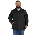 Black quilted jacket from Mens Snow Country Outerwear Big 2XL-7XL Signature Mid Jacket Coat