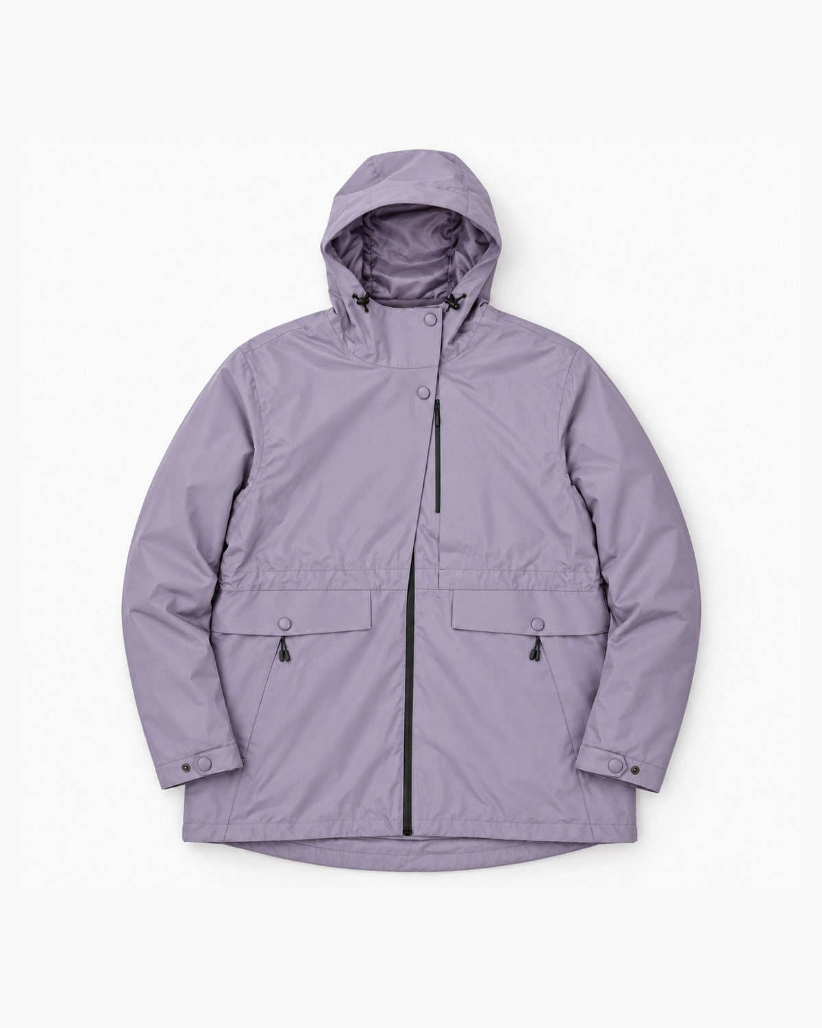 Lavender Swiss Systems women's plus size 3 in 1 winter jacket, shell, front