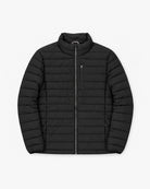 Black Telluride quilted jacket from Snow Country Outerwear Mens Big and Tall, flat lay front, 2XL to 7XL