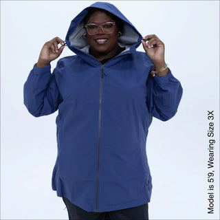Women's Plus Size Rain Jacket - The Camden - 1X-6X