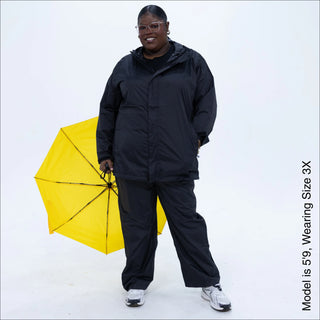 Women's Plus Size Rain Jacket – The POD - Packable, Lightweight, Waterproof, Sizes 1X–6X