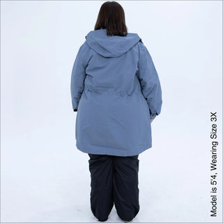 Women's Plus Size Rain Jacket & Trench Coat - The Berwick - Spring & Fall 1X-6X