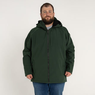 Men’s Big 2XL-7XL Cyclone Stretch Soft Shell Hooded Jacket Coat Outerwear Spring Fall