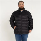 Black puffer jacket from Men’s Big 2XL-7XL Packable Down Jacket Outerwear