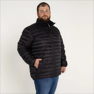 Men’s Big 2XL-7XL Packable 90 10 Down Jacket Coat Outerwear Spring fall