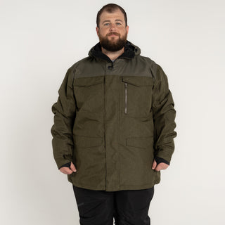 Snow Country Outerwear Men’s Big Sizes 2Xl-7XL Winter Insulated Winter Parka Coat Traverse
