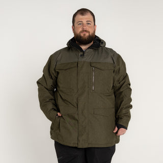 Snow Country Outerwear Men’s Big Sizes 2Xl-7XL Winter Insulated Winter Parka Coat Traverse
