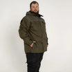 Olive green hooded parka from Snow Country Outerwear for men in big sizes 2XL to 7XL