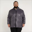 Gray quilted puffer jacket from Men’s Big 2X-7X Winter Ski Snow Jacket Coat Altitude II