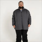 Gray quilted puffer jacket from Men’s Big 2X-7X 3-in-1 Winter Ski Snow Coat Altitude II