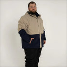 Two-tone hooded winter jacket from Snow Country Outerwear Mens XL 3in1 Altitude collection