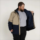 Two-tone Snow Country Outerwear Mens XL 3in1 Altitude Winter Coat Jacket displayed